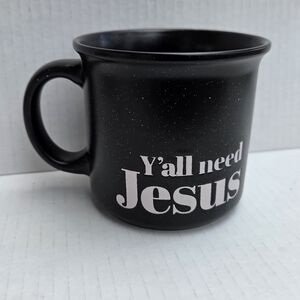 Black Ceramic Mug - Inspirational Design